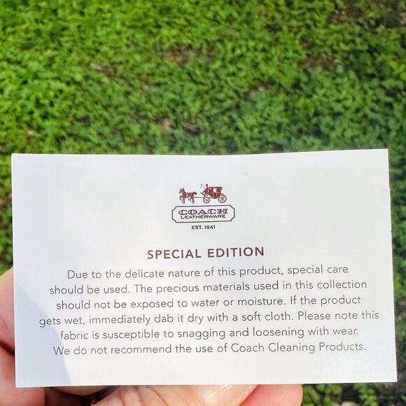 VTG Y2K Coach XL Poppy Sequin Wristlet Sapphire Blue Sparkle Purse Wallet - Picture 10 of 16